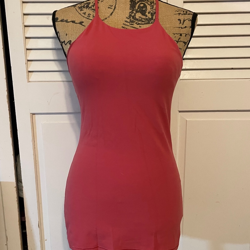 Lulu Lemon , dark pink exercise, top